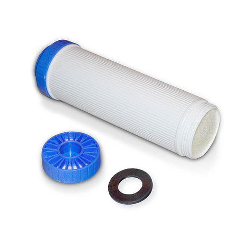 Leerkartusche 10" (blau-weiss) Wasserfilter, befüllbar mit verschiedensten Harzen