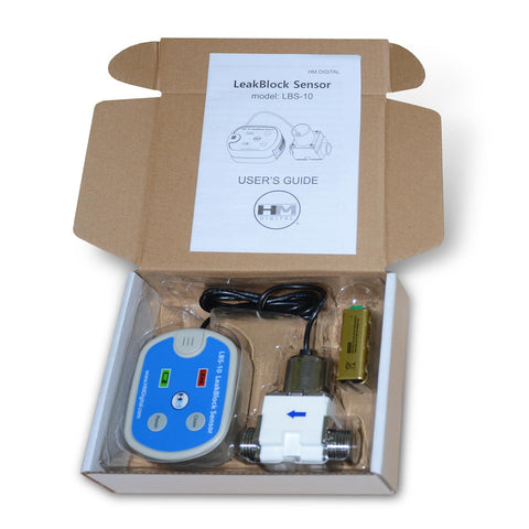 electronic water stop, protection system, connection 2x1/2"AG+2x3/8"IG